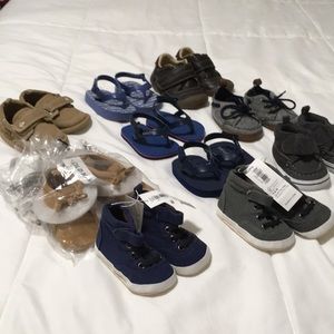 10 pair or baby shoes
